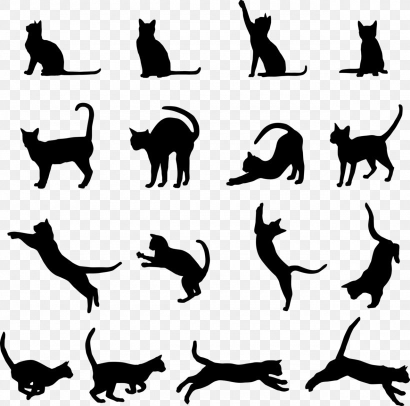 Black Cat Kitten Clip Art, PNG, 1280x1269px, Cat, Black, Black And White, Black Cat, Carnivoran Download Free