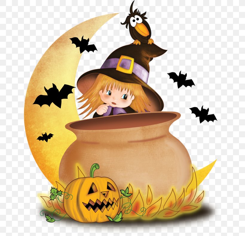 Halloween Cartoon Witchcraft Clip Art, PNG, 662x791px, Halloween, Calabaza, Cartoon, Ghost, Halloween Film Series Download Free
