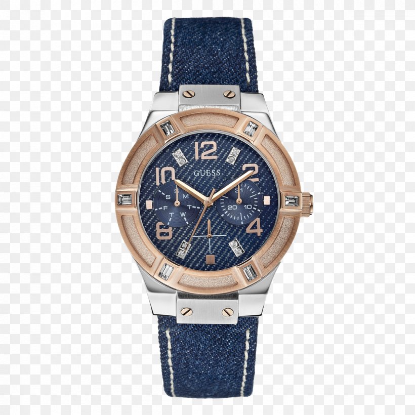 Watch Strap Guess Jeans Denim, PNG, 1200x1200px, Watch, Brand, Clothing, Clothing Accessories, Denim Download Free