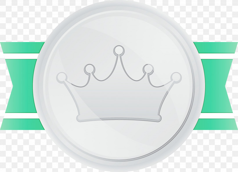 Crown, PNG, 3000x2173px, Silver Badge, Award Badge, Blue, Crown, Flower Download Free