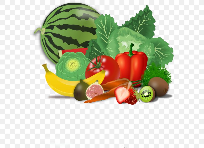 Fruits & Veggies – More Matters Vegetable Healthy Diet Clip Art, PNG, 576x597px, Fruit, Bell Pepper, Diet Food, Eating, Food Download Free