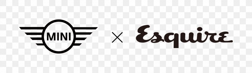 2019 MINI Cooper Clubman Logo Esquire Brand, PNG, 2091x612px, 2019 Mini Cooper Clubman, Mini, Black And White, Brand, Esquire Download Free