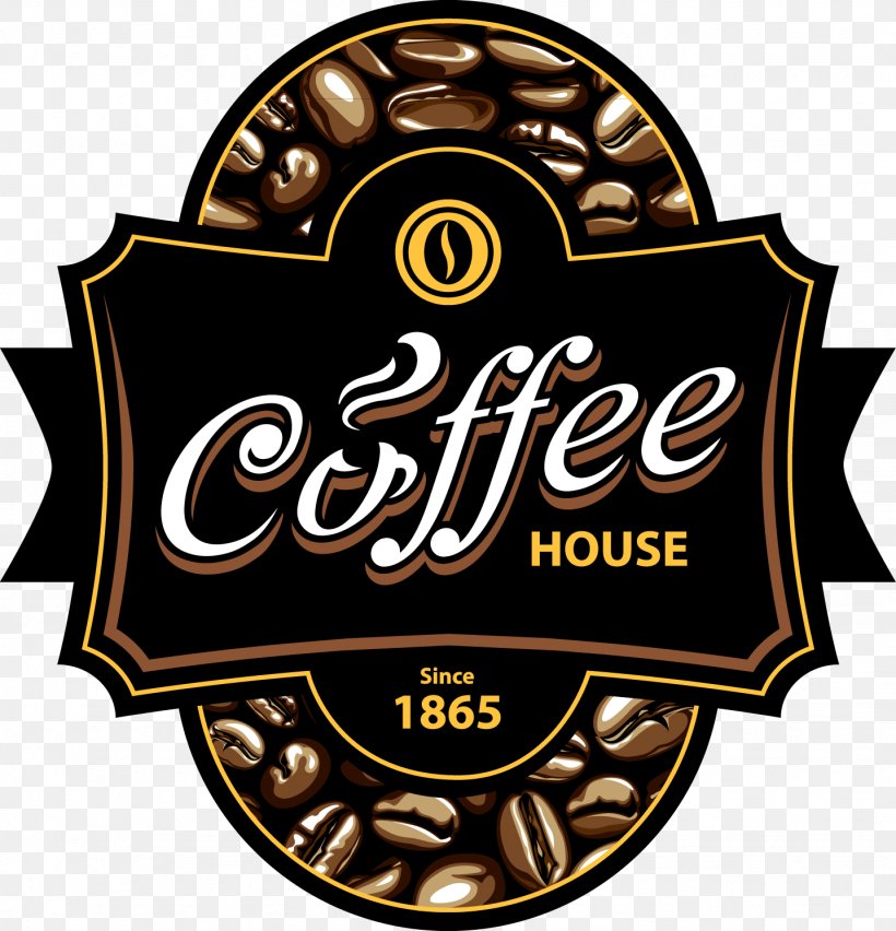 Coffee Espresso Cafe Label, PNG, 1436x1493px, Coffee, Brand, Cafe, Coffee Cup, Drink Download Free