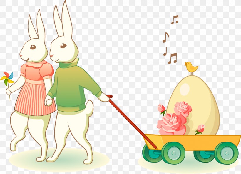 Easter Bunny European Rabbit Euclidean Vector Illustration, PNG, 1167x842px, Easter Bunny, Art, Cartoon, Easter, Easter Egg Download Free