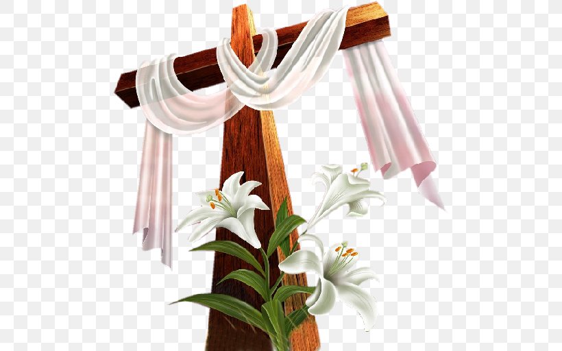 Easter High-definition Television Good Friday Christianity Desktop Wallpaper, PNG, 489x512px, 4k Resolution, Easter, Christian Cross, Christianity, Cut Flowers Download Free