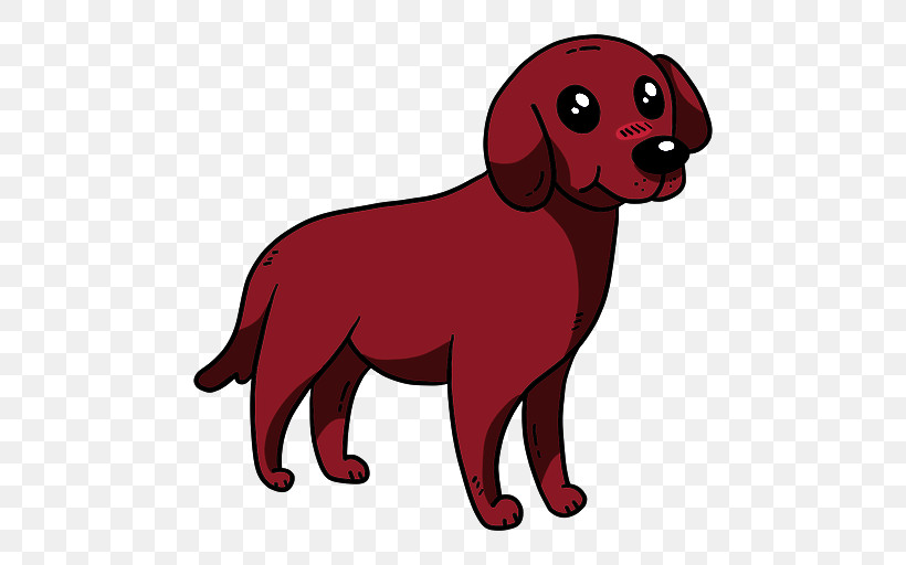 Labrador Retriever Puppy Snout Paw, PNG, 512x512px, Labrador Retriever, Breed, Cartoon, Dog, Paw Download Free