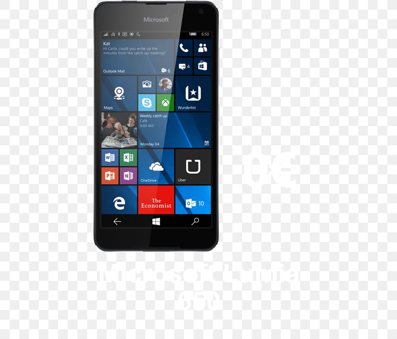Microsoft Lumia 650 Smartphone Microsoft Mobile Windows Phone, PNG, 700x700px, Microsoft Lumia 650, Cellular Network, Communication Device, Electronic Device, Electronics Download Free