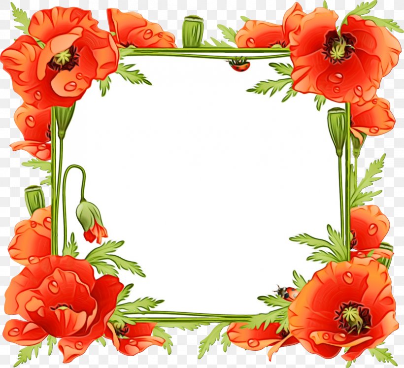 Picture Frame, PNG, 1218x1111px, Watercolor, Coquelicot, Cut Flowers, Floral Design, Flower Download Free