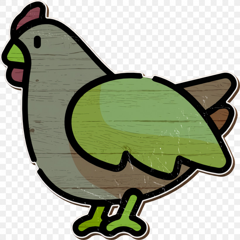 Chicken Icon Farm Icon, PNG, 1032x1032px, Chicken Icon, Beak, Butterflies, Cartoon, Farm Icon Download Free