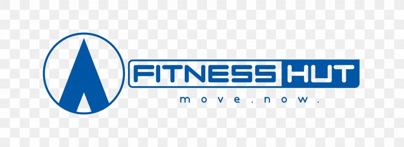 Logo Fitness Hut Organization Brand Symbol, PNG, 3510x1281px, Logo, Area, Blue, Brand, Organization Download Free