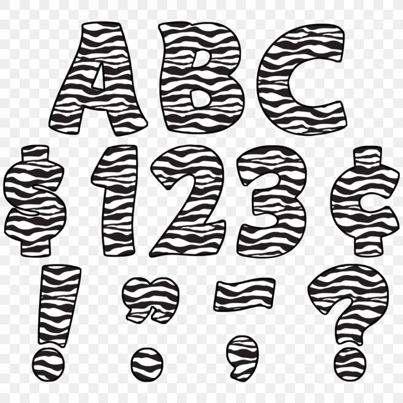 Letter Case Animal Print Alphabet Zebra, PNG, 900x900px, Letter, Advertising, Alphabet, Animal Print, Black And White Download Free