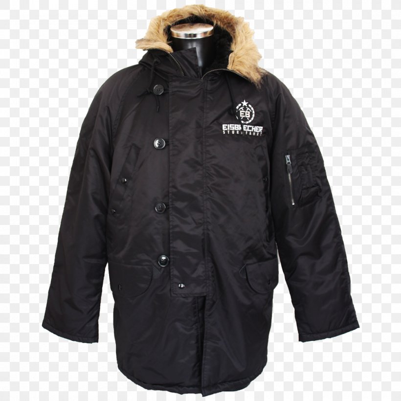 Jacket Clothing Hoodie Parka T-shirt, PNG, 1000x1000px, Jacket, Black, Clothing, Coat, Fur Download Free
