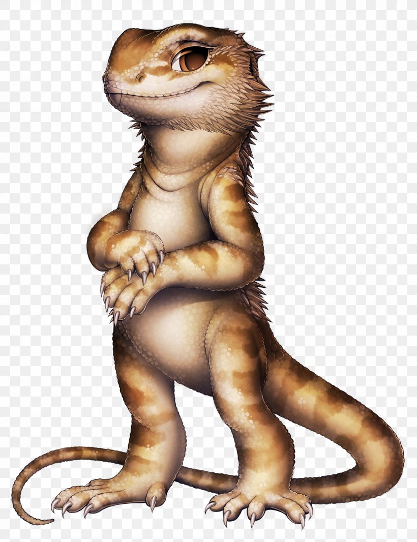 Lizard Central Bearded Dragon Reptile Clip Art, PNG, 1800x2341px