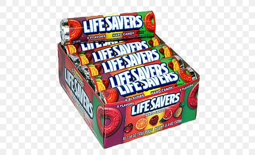 Hard Candy Life Savers Flavor Chewing Gum, PNG, 500x500px, Candy, Chewing Gum, Confectionery, Convenience Food, Cuisine Of The United States Download Free