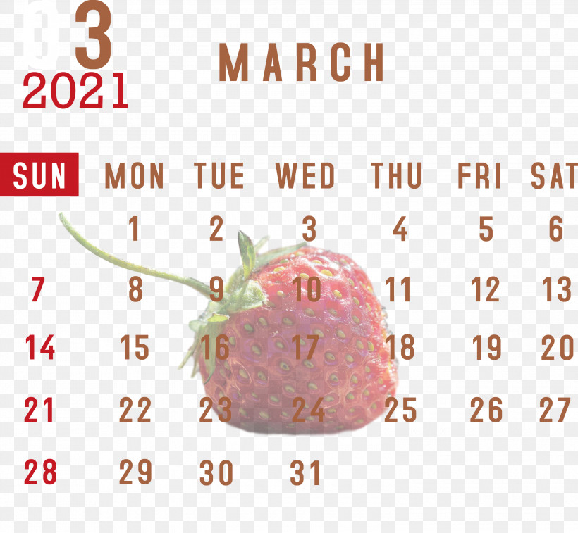March 2021 Printable Calendar March 2021 Calendar 2021 Calendar, PNG, 3000x2772px, 2021 Calendar, March 2021 Printable Calendar, Fruit, Geometry, Line Download Free