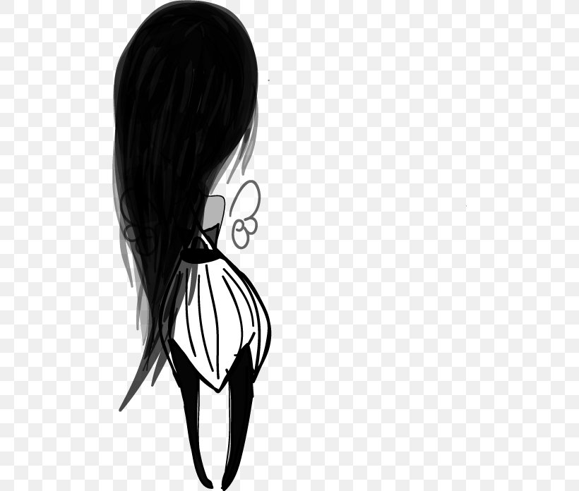 Ear Black Hair Coloring Drawing, PNG, 502x696px, Watercolor, Cartoon, Flower, Frame, Heart Download Free
