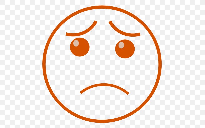 Emoticon Smiley Worry, PNG, 512x512px, Emoticon, Area, Emotion, Face, Facial Expression Download Free