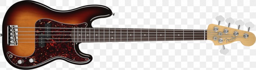 Fender Precision Bass Fender Bass V Bass Guitar Squier Fender Jazz Bass, PNG, 2400x667px, Watercolor, Cartoon, Flower, Frame, Heart Download Free