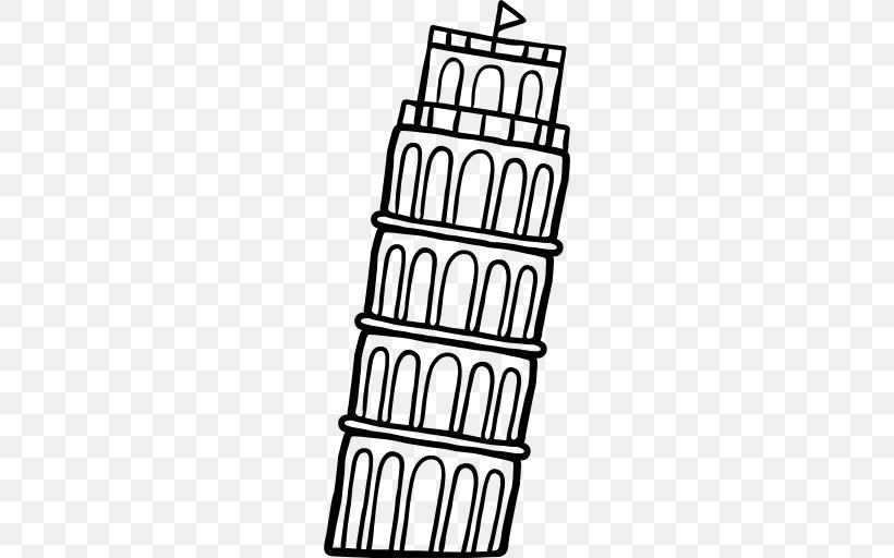 Leaning Tower Of Pisa Font, PNG, 512x512px, Leaning Tower Of Pisa, Area, Black, Black And White, Chartres Cathedral Download Free