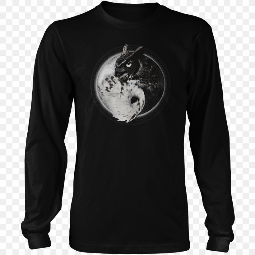 Long-sleeved T-shirt Hoodie, PNG, 1135x1135px, Tshirt, Black, Brand, Clothing, Crew Neck Download Free