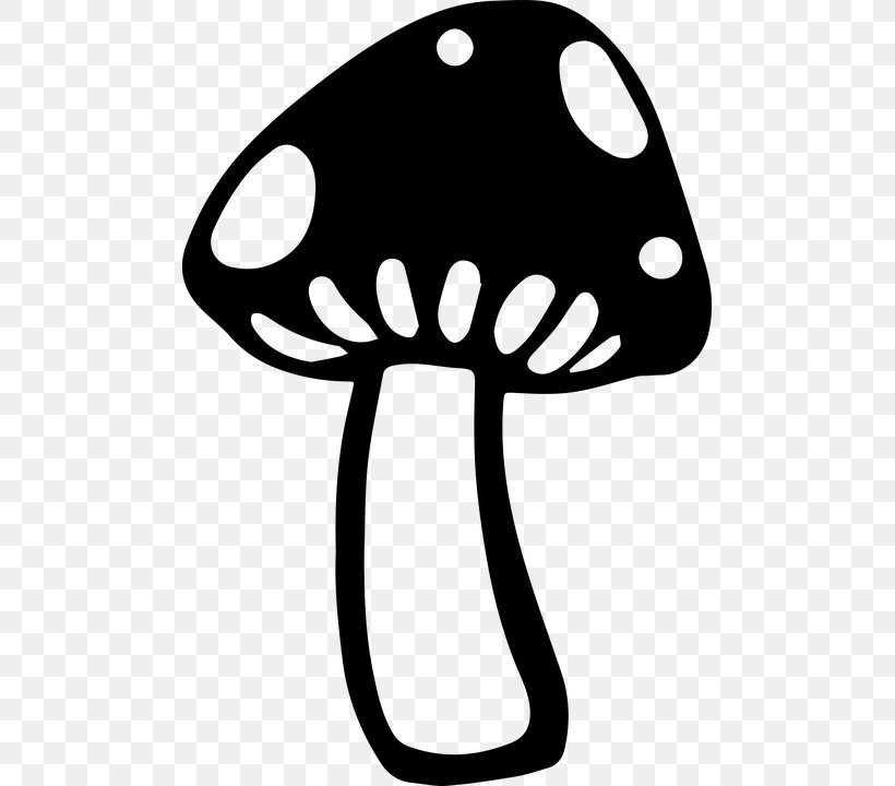 Mushroom Cloud Fungus Common Mushroom Clip Art, PNG, 485x720px, Mushroom, Amanita Muscaria, Artwork, Black And White, Cloud Download Free