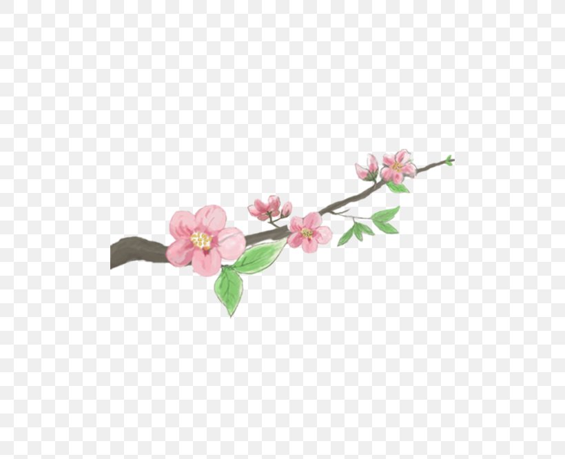Peach Blossom Cherry Blossom, PNG, 500x666px, Peach, Blossom, Branch, Cherry Blossom, Designer Download Free