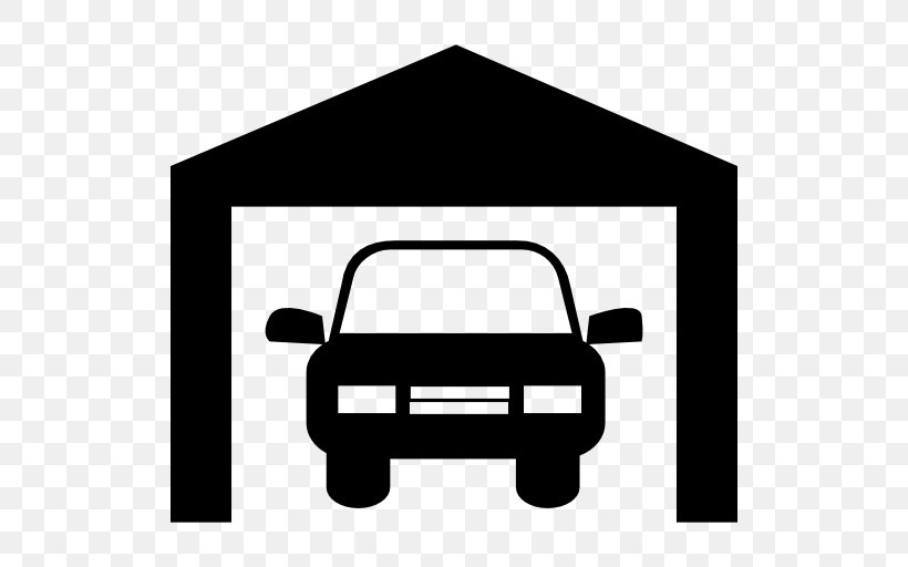 Car Garage, PNG, 512x512px, Car, Area, Automobile Repair Shop, Black And White, Brand Download Free