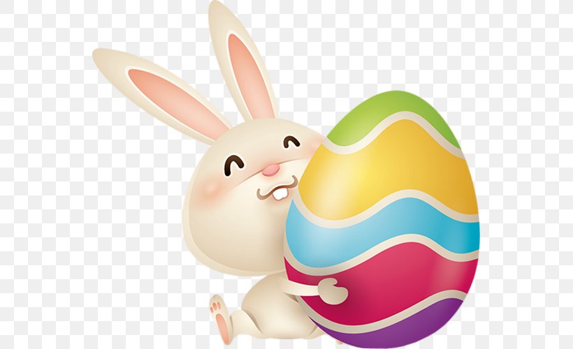 Easter Bunny Easter Egg Clip Art Illustration, PNG, 555x500px, Easter Bunny, Animal Figure, Cartoon, Easter, Easter Basket Download Free