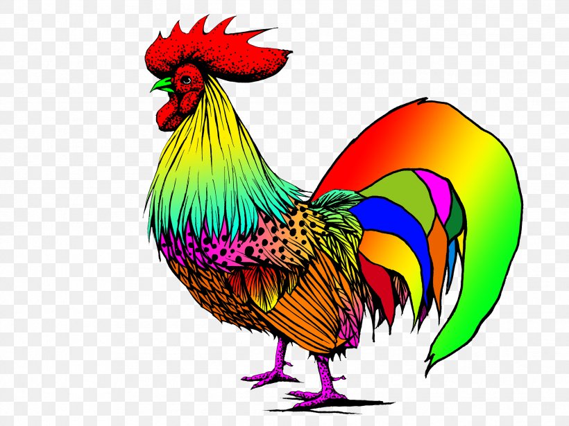 Rooster Clip Art Phasianidae Illustration, PNG, 2533x1900px, Rooster, Beak, Bird, Brahma Chicken, Chicken Download Free