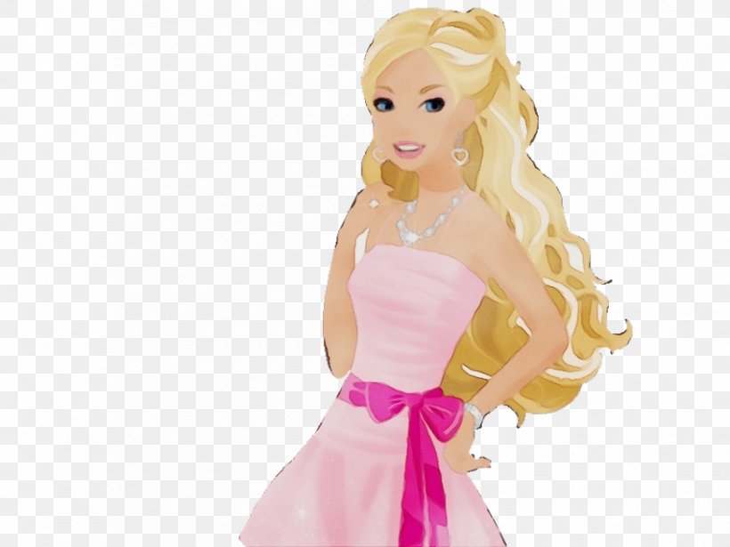 Birthday Wishes, PNG, 850x638px, Watercolor, Barbie, Barbie Birthday Wishes Barbie Doll, Blond, Collecting Download Free