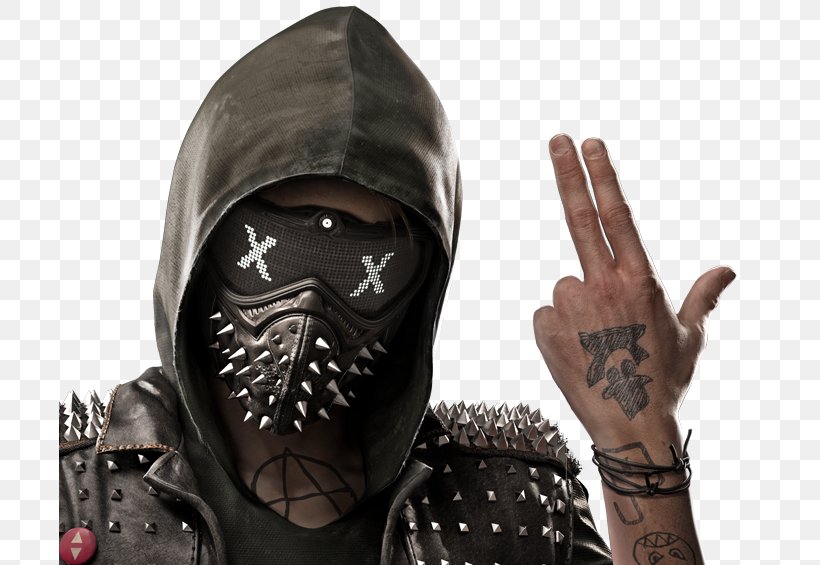 Watch Dogs 2 Xbox One Video Game Ubisoft, PNG, 701x565px, Watch Dogs 2, Aiden Pearce, Costume, Halloween Costume, Mask Download Free