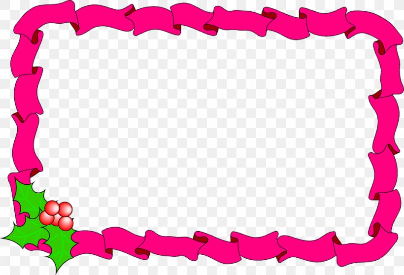 Borders And Frames Candy Cane Christmas Decoration Clip Art, PNG, 958x652px, Borders And Frames, Area, Border, Candy Cane, Christmas Download Free