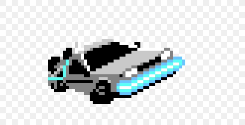 DeLorean DMC-12 Pixel Art DeLorean Time Machine Back To The Future, PNG, 720x420px, Delorean Dmc12, Back To The Future, Bead, Black, Brand Download Free