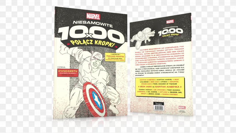 Marvel: The Amazing 1000 Dot-to-Dot Book 1000 Dot-to-Dot: Cities Twenty Comic Characters To Complete Yourself Marvel: Spider-Man 1000 Dot-to-Dot Book, PNG, 3556x2000px, Book, Amazoncom, Brand, Clint Barton, Household Cleaning Supply Download Free