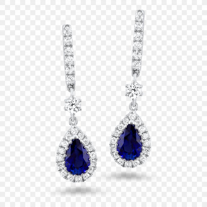 Sapphire Earring Jewellery Diamond Engagement Ring, PNG, 2559x2559px, Sapphire, Body Jewelry, Brilliant, Carat, Charms Pendants Download Free