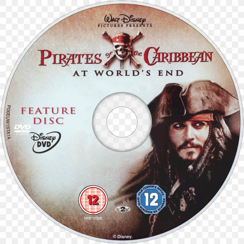 Pirates Of The Caribbean: At World's End DVD Film, PNG, 1000x1000px, Dvd, Compact Disc, Disk Image, Fan Art, Film Download Free
