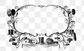 Vintage Black And White - Art Nouveau Museum Collage Clip Art PNG
