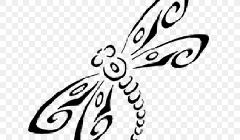Butterfly Clip Art, PNG, 640x480px, Tattoo, Blackandwhite, Butterfly, Coloring Book, Dragonfly Download Free