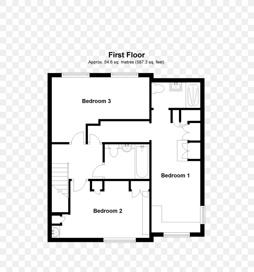 Floor Plan Storey Severn Way Primelocation, PNG, 520x876px, Floor Plan, Area, Bedroom, Black And White, Ceiling Download Free