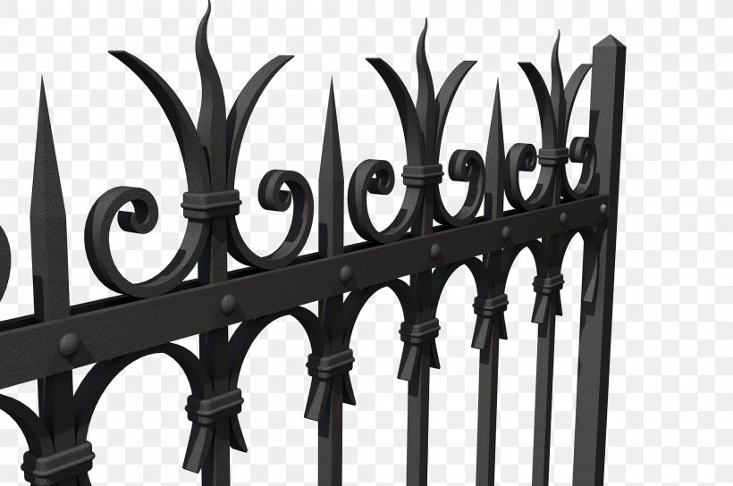 Wrought Iron Forging Steel Deck Railing, PNG, 2000x1328px, Iron, Black And White, Christmas Cupid, Deck Railing, Forging Download Free