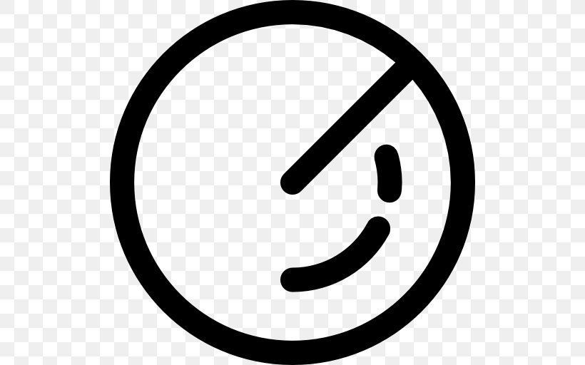 Emoticon Smiley Desktop Wallpaper Clip Art, PNG, 512x512px, Emoticon, Area, Black And White, Brand, Drawing Download Free