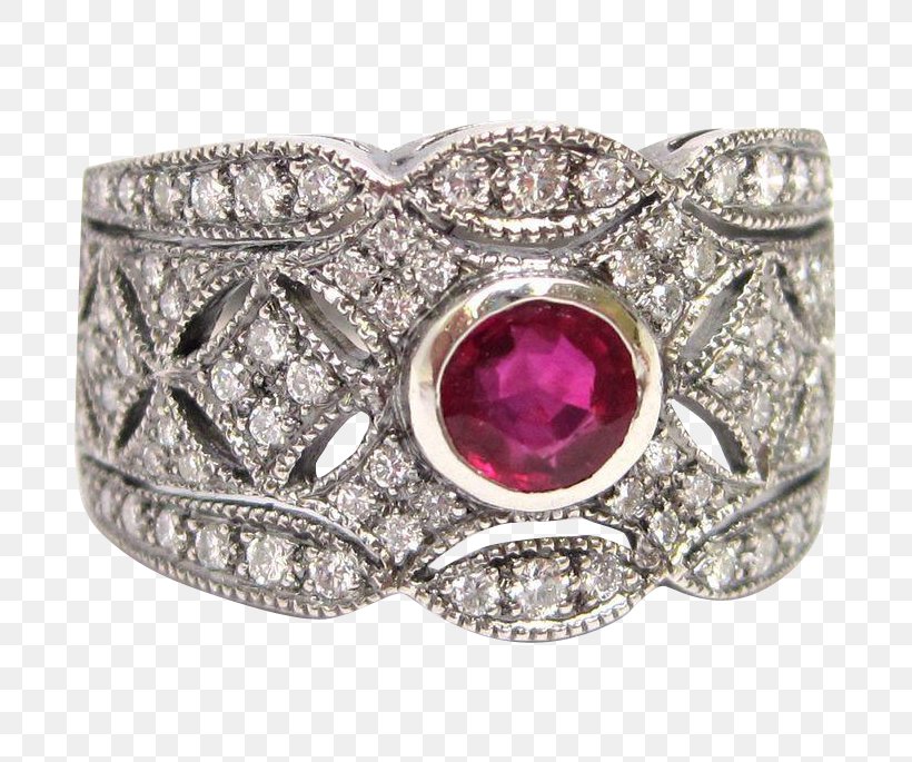 Ruby Engagement Ring Silver Diamond, PNG, 685x685px, Ruby, Bling Bling, Blingbling, Body Jewellery, Body Jewelry Download Free