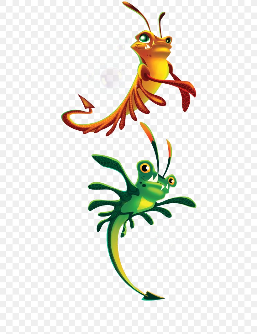 Sea Monster Tree Frog Clip Art, PNG, 444x1066px, Sea Monster, Amphibian, Art, Artwork, Cartoon Download Free