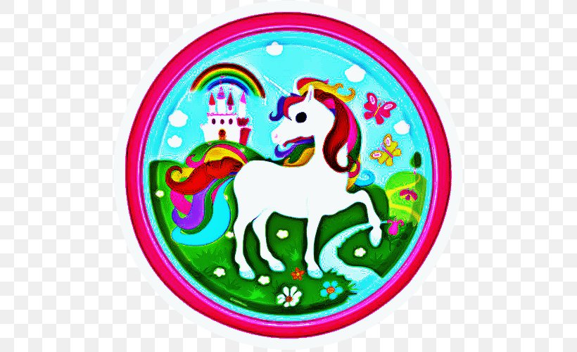 Unicorn Cartoon, PNG, 500x500px, Character, Animal, Animal Figure, Clock, Unicorn Download Free
