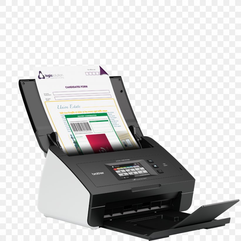 Image Scanner Automatic Document Feeder Brother Industries Document Management System, PNG, 1000x1000px, Image Scanner, Automatic Document Feeder, Brother Industries, Document, Document Imaging Download Free