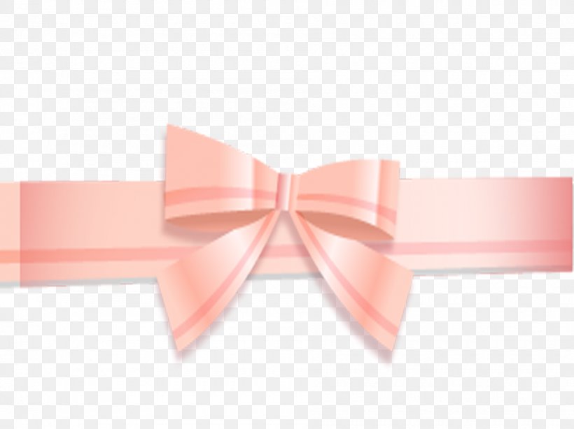 Ribbon Angle, PNG, 1890x1417px, Ribbon, Bow Tie, Peach, Pink Download Free