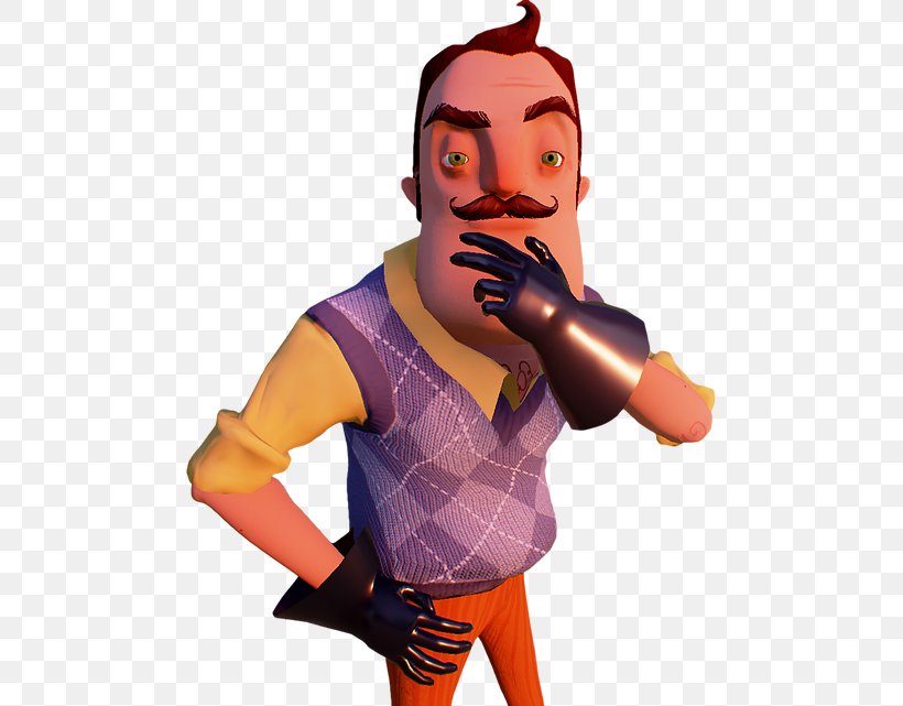 Hello Neighbor Video Game Stealth Game Thief: The Dark Project Assassin's Creed: Origins, PNG, 485x641px, Hello Neighbor, Action Figure, Artificial Intelligence, Cartoon, Cheating In Video Games Download Free