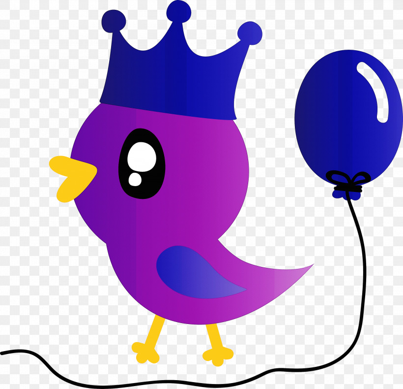 Violet Purple Cartoon Line Beak, PNG, 3000x2893px, Cute Bird, Beak, Cartoon, Cartoon Bird, Line Download Free