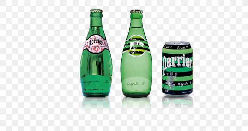 Beer Bottle Carbonated Water Perrier, PNG, 847x450px, Beer Bottle, Beer, Bottle, Bottled Water, Brand Download Free