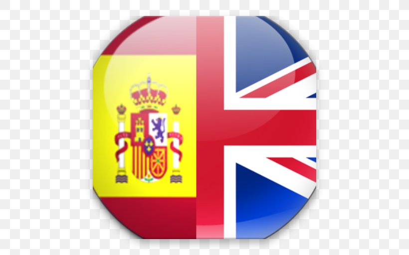 Flag Of The United Kingdom Spain Translation Spanish, PNG, 512x512px, Flag Of The United Kingdom, Brand, English, Flag, Flag Of Spain Download Free